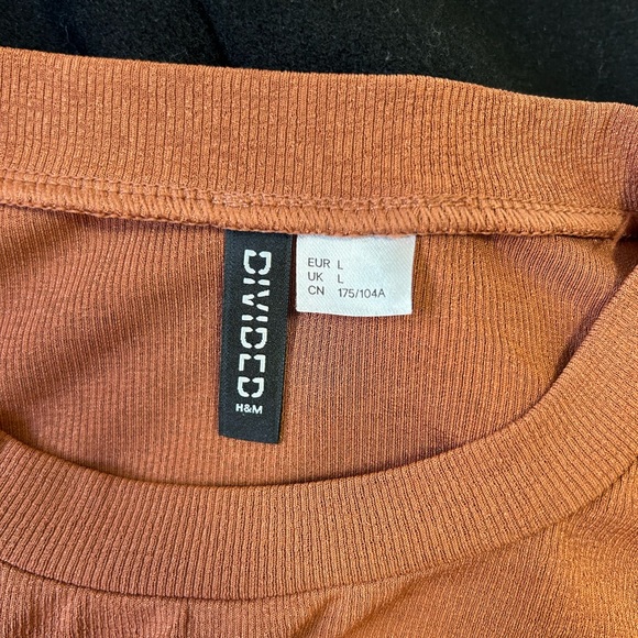 H&M pumpkin colour tight mini dress - Picture 4 of 4